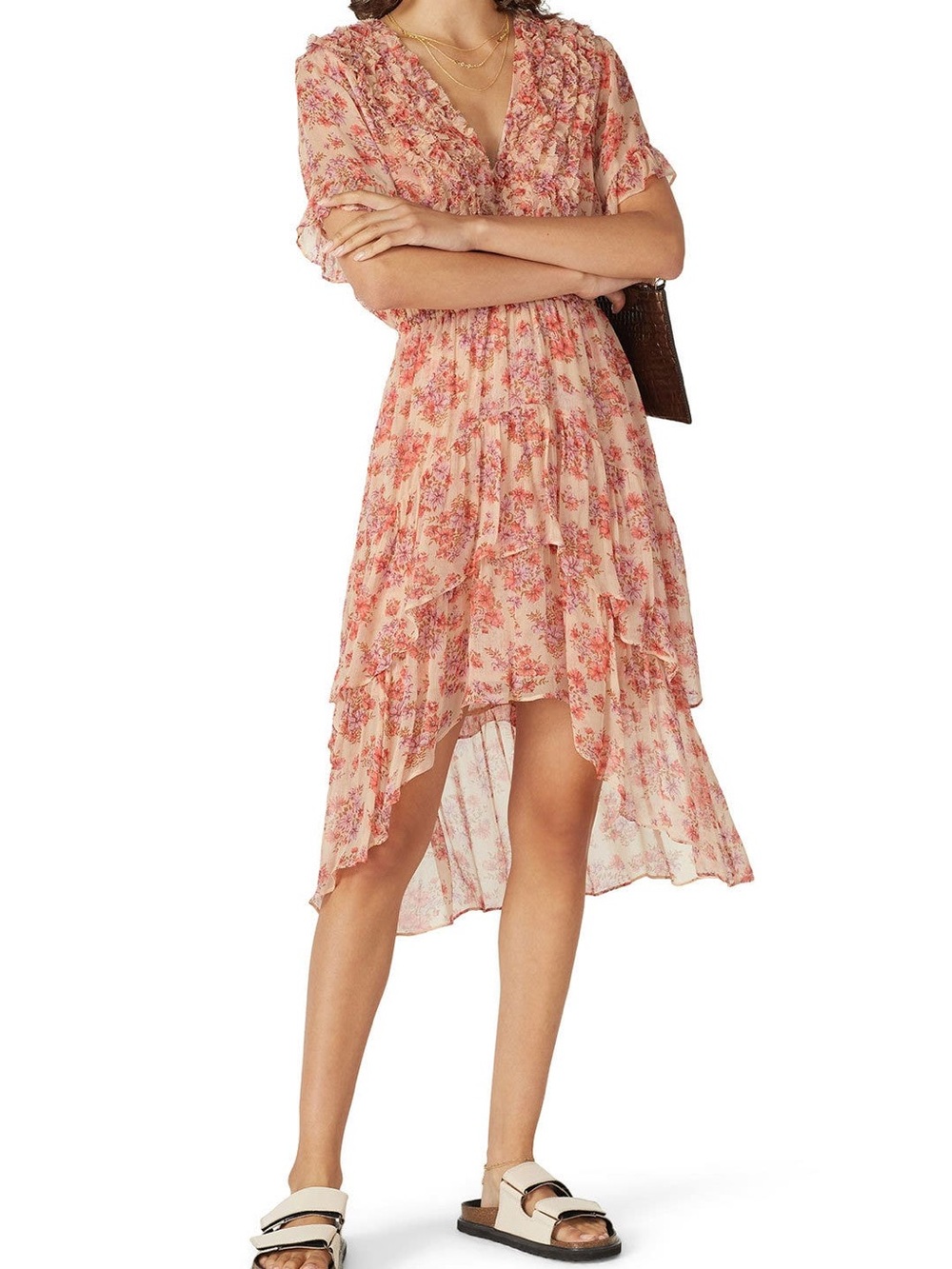 $511 The Kooples Floral Frill Dress